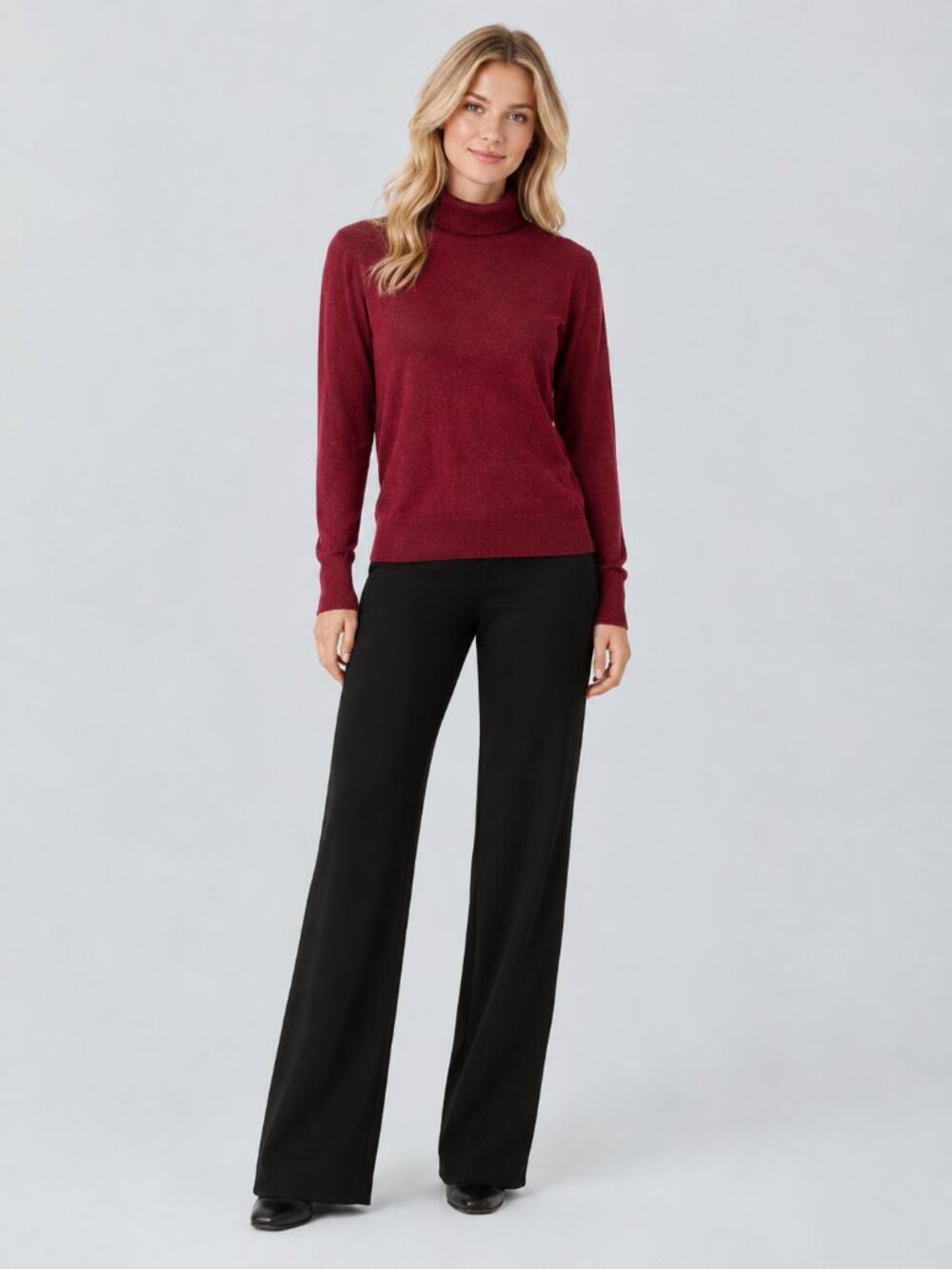 Scotch & Soda Turtleneck Pullover Sweater Burgundy Medium #A4037